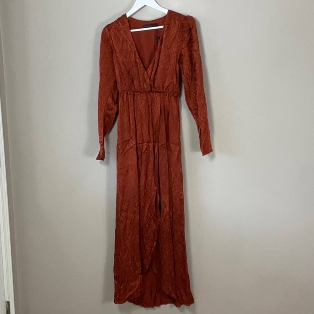 House of Harlow 1960 x REVOLVE Mauritz Maxi Dress in Rust - Picture 2 of 14